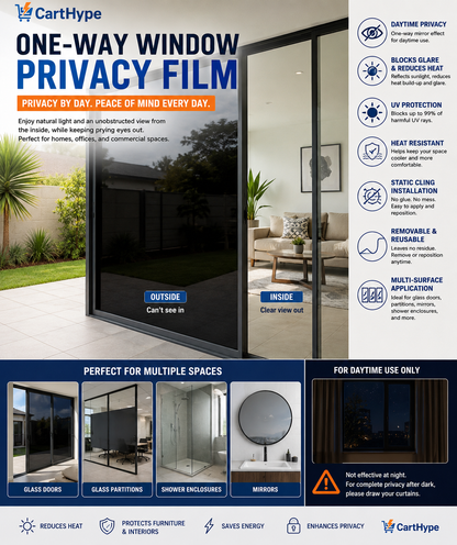 CartHype™ - Privacy Window Film