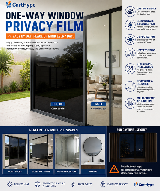 CartHype™ - Privacy Window Film